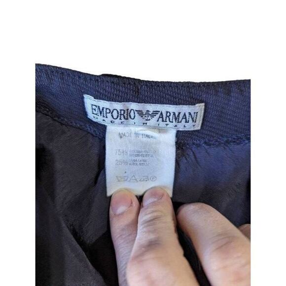 Emporio Armani Women's Wool Flares Mini Skirt - Estimated Size 0 - Picture 2 of 2